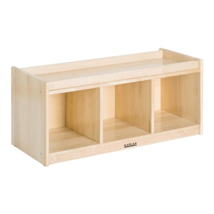 Primary Image of Premium Solid Maple Toddler Pull-Up Storage
