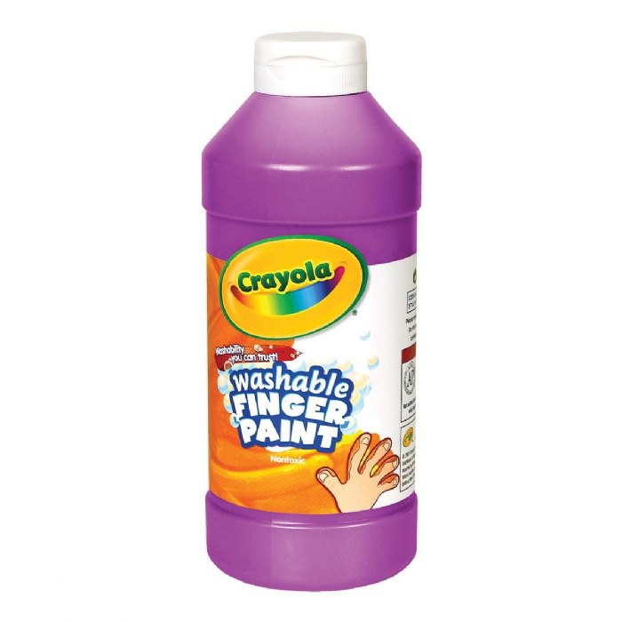 Primary Image of Crayola&reg; Washable Finger Paint - Violet - 16 oz. Plastic Bottle