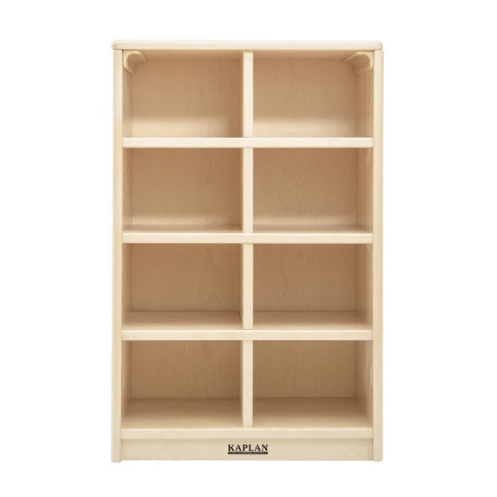 Alternate Image #1 of Premium Solid Maple 8-Cubby Storage