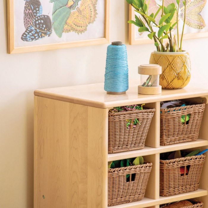 Alternate Image #1 of Premium Solid Maple 8-Cubby Storage