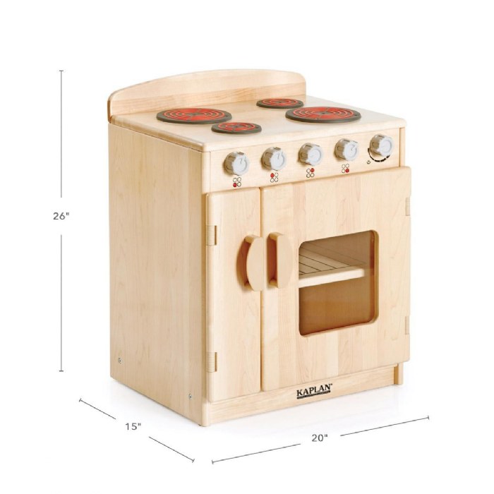 Alternate Image #1 of Premium Solid Maple Kitchen Range