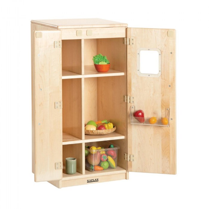Alternate Image #1 of Premium Solid Maple Kitchen Refrigerator