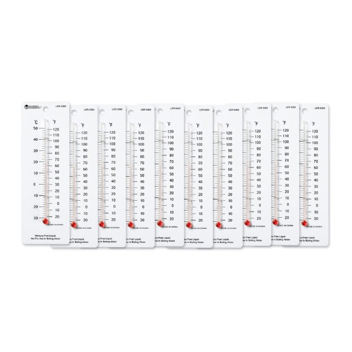 Alternate Image #1 of Student Thermometers - Set of 10