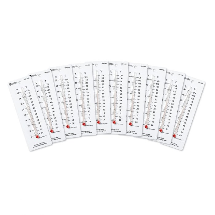 Alternate Image #1 of Student Thermometers - Set of 10