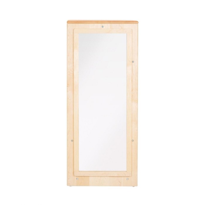 Alternate Image #1 of Premium Solid Maple Dress-Up Center with Mirror