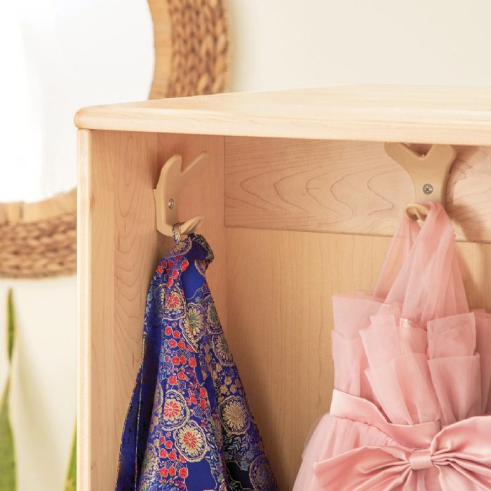 Alternate Image #1 of Premium Solid Maple Dress-Up Center with Mirror