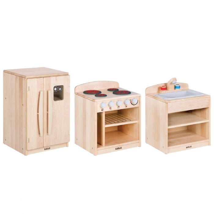 Primary Image of Premium Solid Maple Toddler Kitchen Units