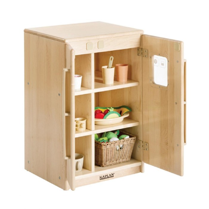 Alternate Image #1 of Premium Solid Maple Toddler Refrigerator