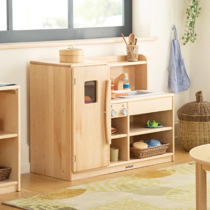 Alternate Image #1 of Premium Solid Maple All-in-One Toddler Kitchen