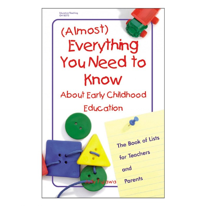 Primary Image of (Almost) Everything You Need to Know About Early Childhood Education - Paperback