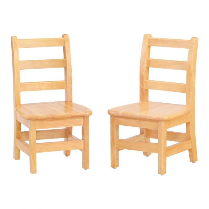 Primary Image of Ladderback Chair 14 Inch - Set of 2