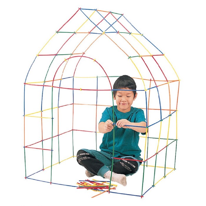 Alternate Image #1 of Straws and Connectors - 230 Pieces