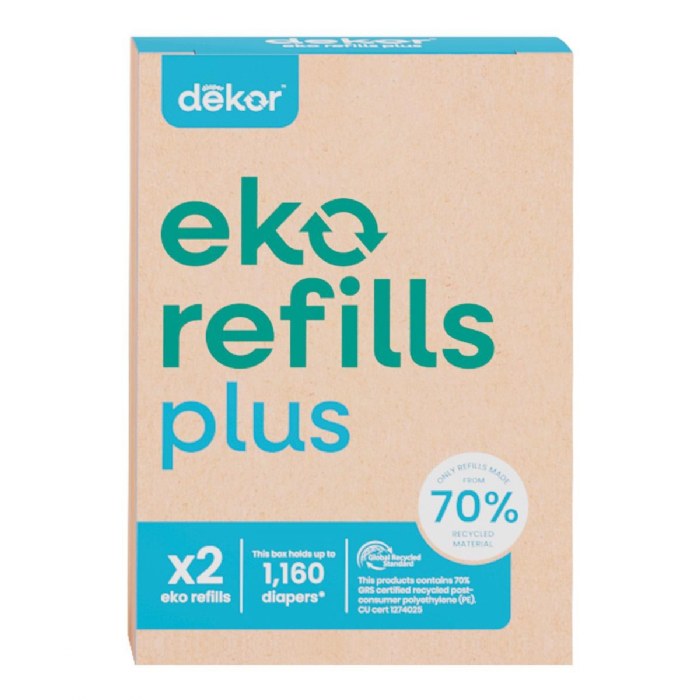 Alternate Image #1 of Diaper Dekor&trade; Eko Plus Refills 2-Pack Refill