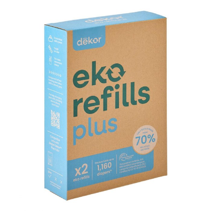 Primary Image of Diaper Dekor&trade; Eko Plus Refills 2-Pack Refill