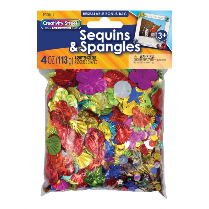 Primary Image of Sequins and Spangles - 4 oz. Assorted