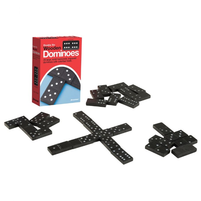 Primary Image of Double Six Wooden Dominoes