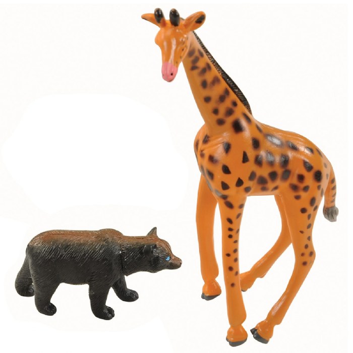 Alternate Image #1 of Jungle Animal Figures - 10 Pieces