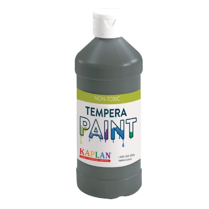 Primary Image of Kaplan Tempera Paint - 16 oz. Black