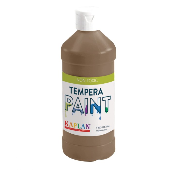 Primary Image of Kaplan Kolors Tempera Paint - 16 oz. Brown