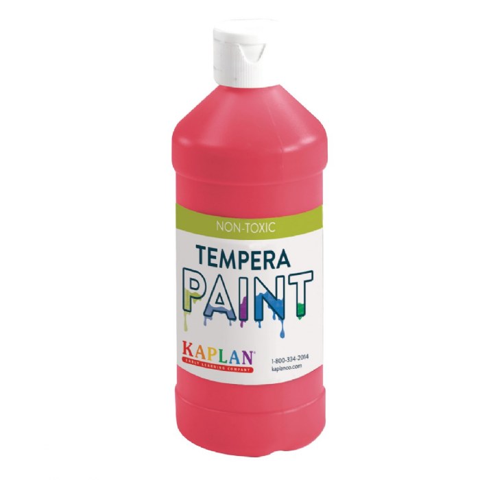 Primary Image of Kaplan Kolors Tempera Paint - 16 oz. Red
