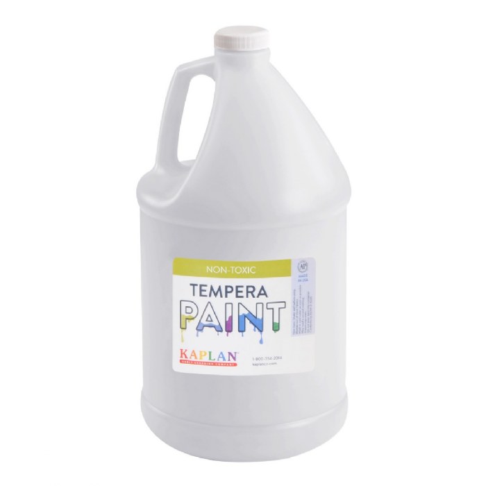 Primary Image of Kaplan Kolors Tempera Paint - White - 1 gallon
