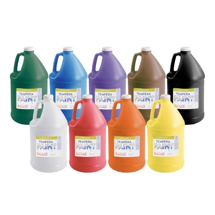 Primary Image of Kaplan Tempera Paint Gallon Assortment