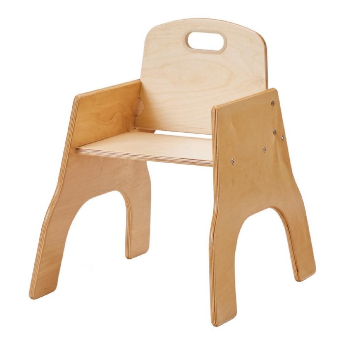 Primary Image of Chairries Wooden Stackable Chair 13" Height