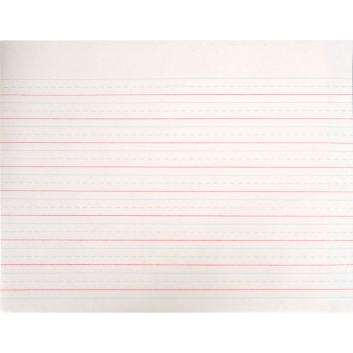 Alternate Image #1 of Practice Handwriting Paper - 500 Sheet Reams