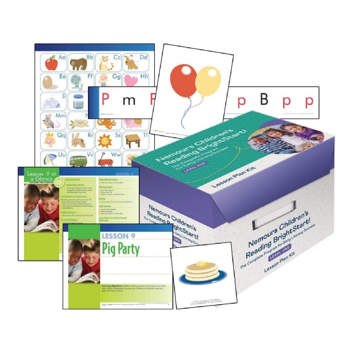 Alternate Image #1 of Nemours&reg; Reading BrightStart! The Complete Program for Early Literacy Success, Level 1