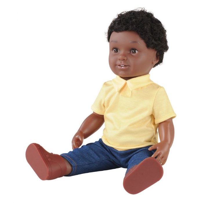 Alternate Image #1 of 16" Multiethnic Doll - African American Boy