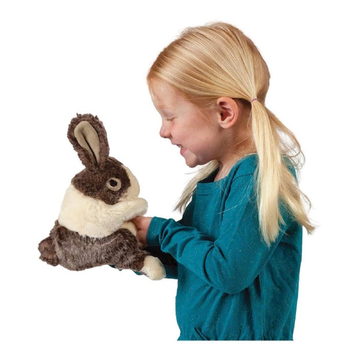Alternate Image #1 of Baby Dutch Rabbit Hand Puppet