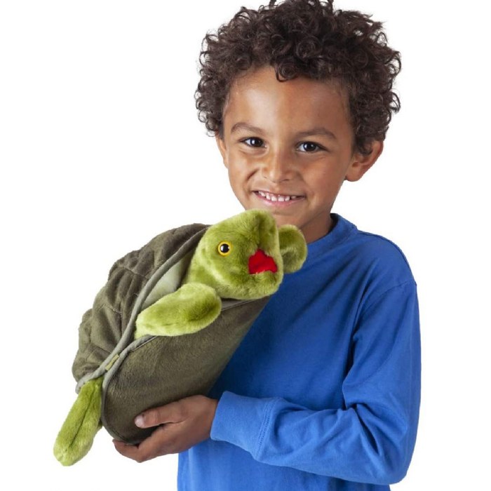 Alternate Image #1 of Turtle Plush Hand Puppet