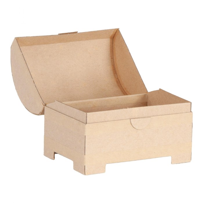 Alternate Image #1 of DIY Paper-Mache Mini Treasure Chests - Set of 12
