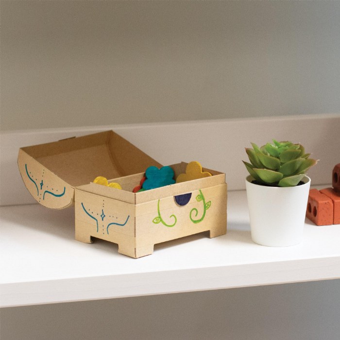 Alternate Image #1 of DIY Paper-Mache Mini Treasure Chests - Set of 12