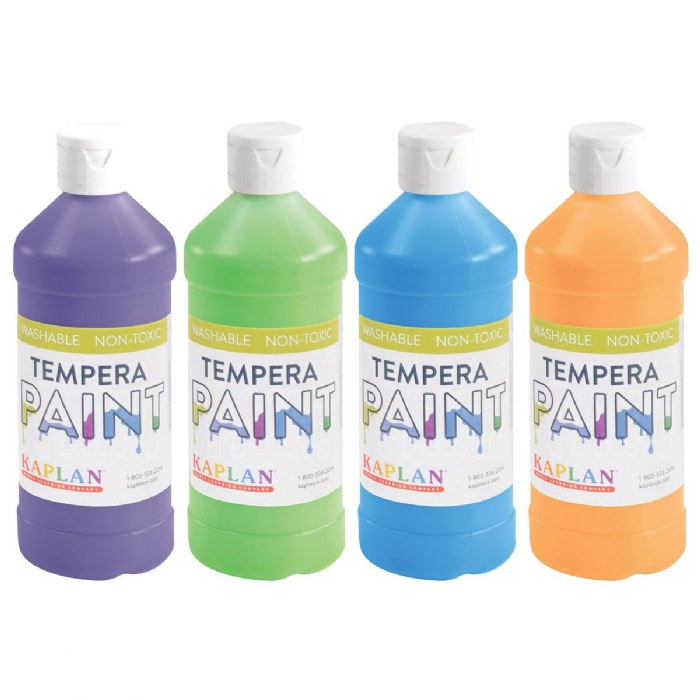 Primary Image of Cool Colors Washable Paint 16 oz. - Set of 4