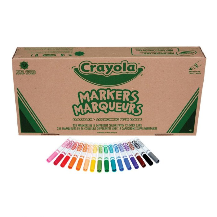 Alternate Image #1 of 256 Crayola&reg; Broad Line Markers