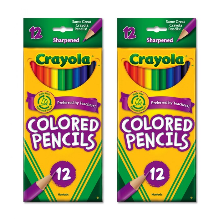 Primary Image of Crayola&reg; Colored Pencils 12 Pack - Set of 2
