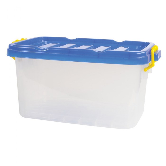 Primary Image of Clear Container with Latch Lid - Set of 4