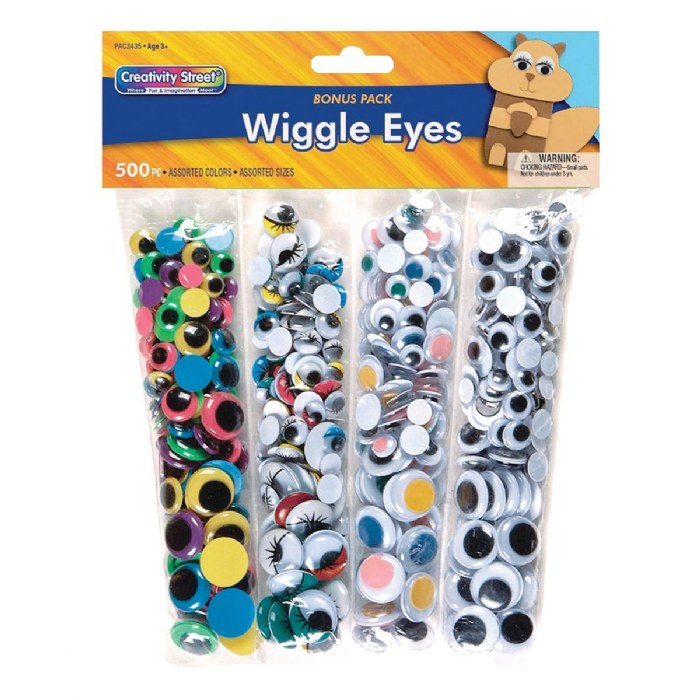 Alternate Image #1 of 4 Sets of 500 Wiggly Eyes - 2,000 Pieces