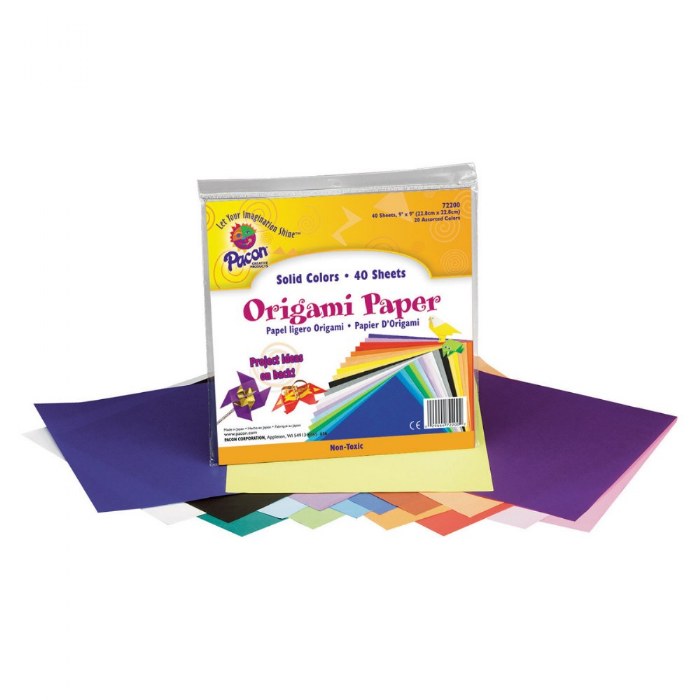 Primary Image of Origami Paper - 9" x 9" - 40 Sheets