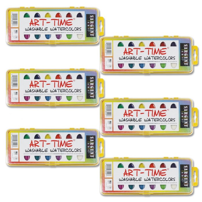 Primary Image of 16-Color Washable Watercolors - Set of 6