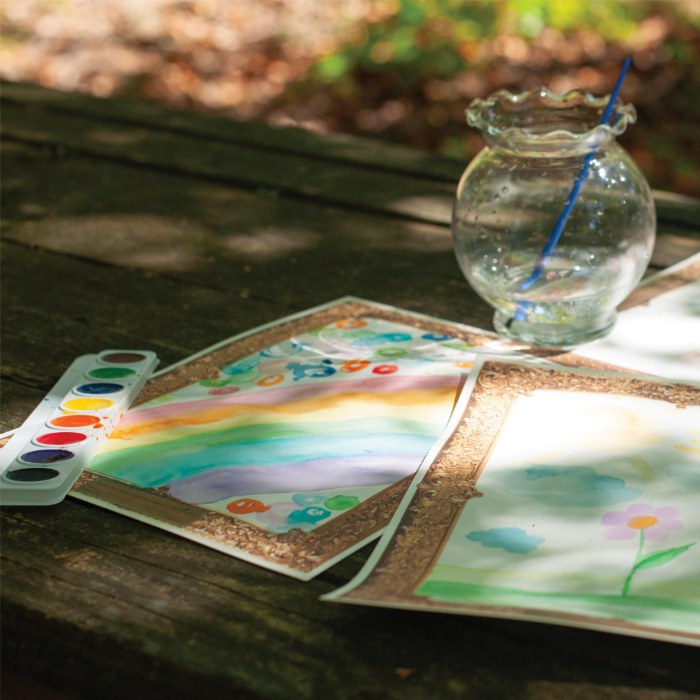 Alternate Image #1 of 8 Watercolor Paint Trays with Brush - Set of 12