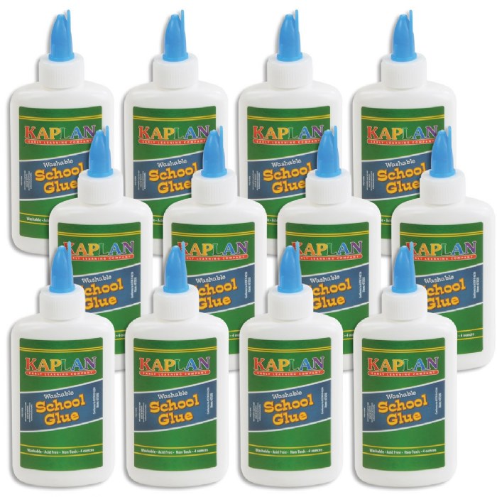 Primary Image of 4-oz Kaplan Washable School Glue - Set of 12