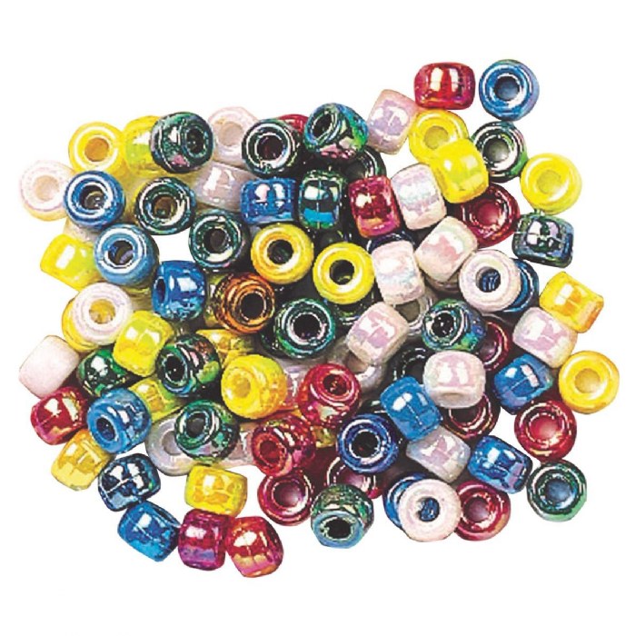 Alternate Image #1 of Metallic 6mm Pony Beads - 1,500 Pieces