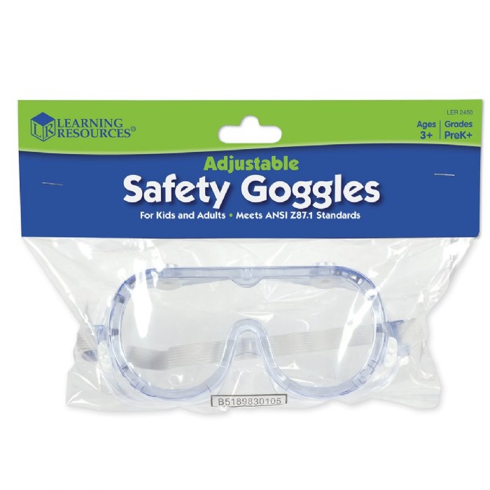 Alternate Image #1 of Clear Safety Goggles - Set of 3