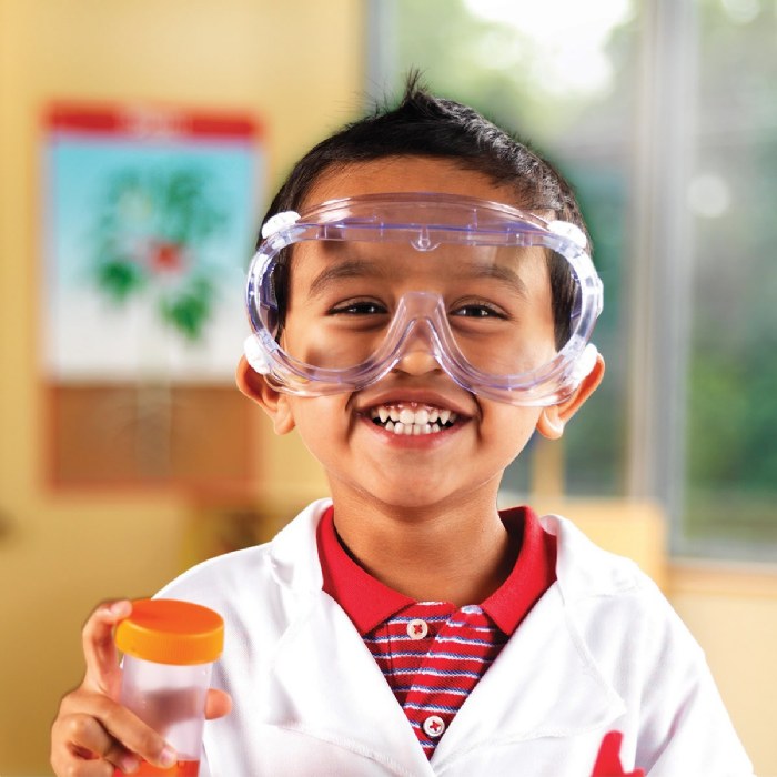 Alternate Image #1 of Clear Safety Goggles - Set of 3