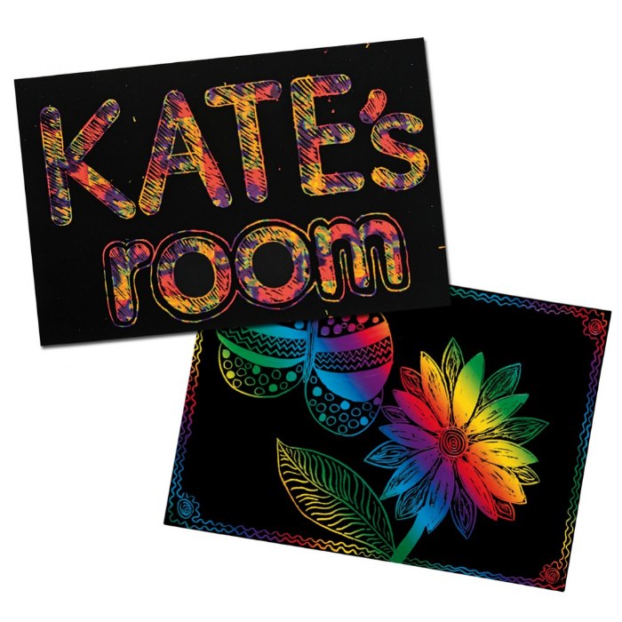 Primary Image of Scratch Color Sheets - 8.5" x 11" - 108 Sheets