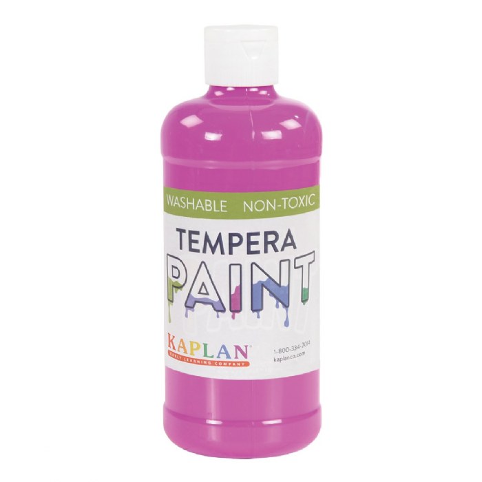 Primary Image of Washable Tempera 16 oz. Fluorescent Paint - Violet