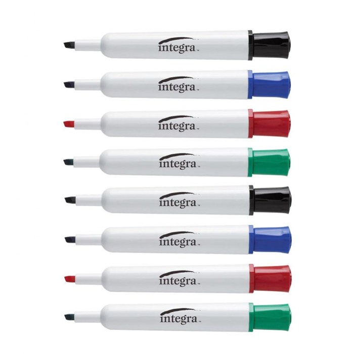 Alternate Image #1 of Dry Erase Marker Chisel Tip - Set of 8