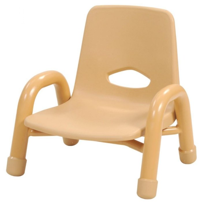 Primary Image of Factory Second Chunky Stackable Chair - 5.5" Seat Height - Natural